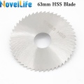 NovelLife 63mm 80mm HSS Circular Saw Blade for NovelLife R3 DIY Woodworking Table Saw Wooden Plastic Aluminum Plate Cutting