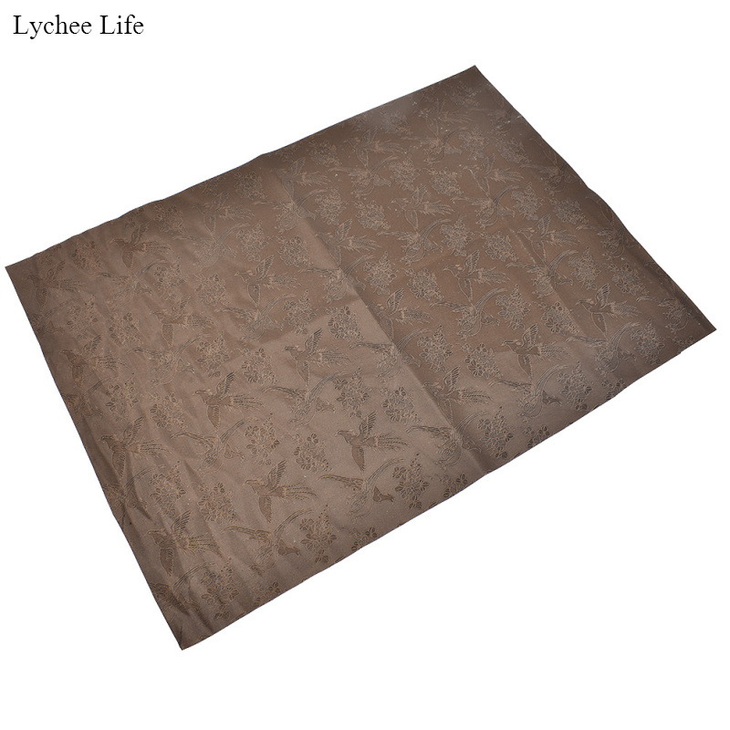 Lychee Life A3 Handmade Artificial Flower Leather Fabric For Garment Decor DIY Sewing Patchwork Clothes Accessories