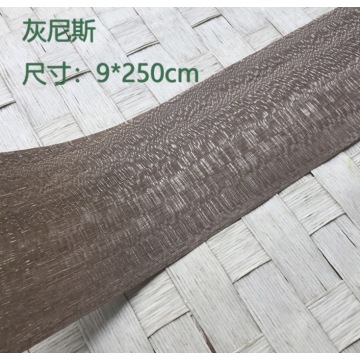 5Pieces/Lot L:2.5Meters Width:9cm Thickness:0.25mm Nice Ash Wood Veneer Leather Veneer Technology