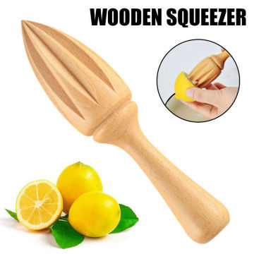 Mini Wooden Lemon Juicer Juicer easily squeezes freshly squeezed fresh juices from lemons, limes and other citrus fruits