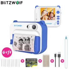 BlitzWolf BW-DP1 Photo Printer Children's Camera Video 58mm Thermal Instant Print Kids Camera Birthday Christmas Gifts for Boys