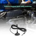 Car Am/Fm Radio Antenna Aerial Stereo Signal Trunk Mount-in Aerials With 2.8 Extension Cable For CD Car Radio