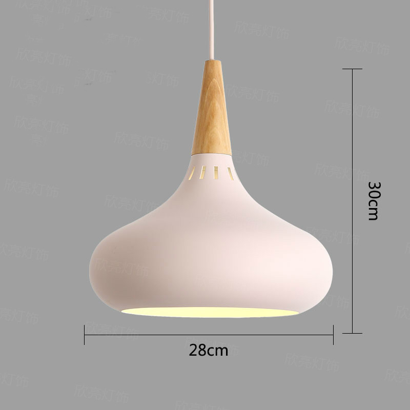 LED Hanglamp Vintage Loft Pendant Lights/Pendant Lamps Aluminum Suspension Luminaire Wood Hanging Lightings Kitchen Lustre Lampe