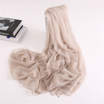 2020 summer women scarf fashion solid color big size silk scarves for lady pashmina bandana winter shawls and wraps hijab stoles