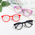 Kids Anti-blue Light Glasses Children Boys Girls Round Ultra Light Frame Glasses Computer Protection Anti-fatigue Eyeglasses