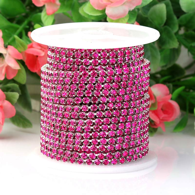 DIY AB Rhinestone Cup Chain Crystal Strass Glass Stone Sew On Rhinestones For Clothes Diamond jewelry Crafts Glitter ies jewelry