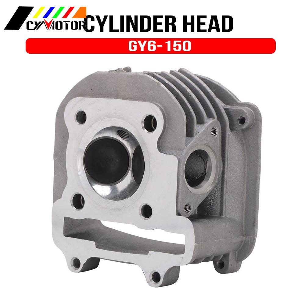 Motorcycle Universal Big Bore Cylinder Head Assembly For GY6 125cc 150cc 4 Stroke Scooter Moped ATV Q With Engine 4-stroke