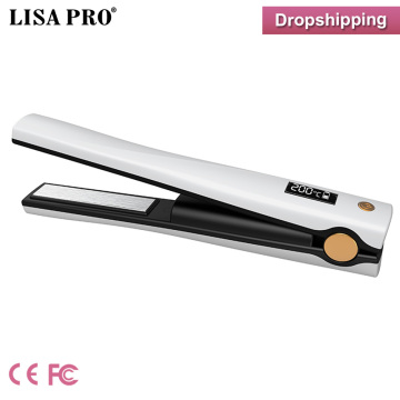 Lisa Pro Hot Sale Wireless Hair Straightener Mini USB Charge Flat Iron Travel Styling Tool Kid Straightener cordless straighter