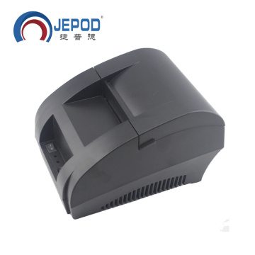 JP-5890K Mini 58mm Black Printer POS Receipt Thermal Printer Built in Power Adapter with USB Port EU Plug