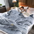 Warm Weighted Blanket Luxury Thick Blankets For Beds Fleece Blankets And Throws Winter Adult Bed Cover Super Soft