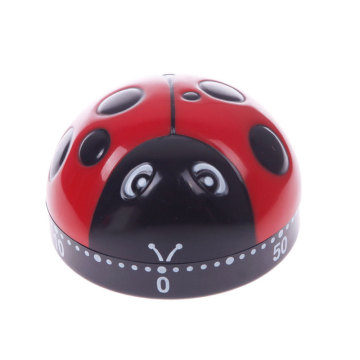 Kitchen Lovely 60 Minute Ladybug Timer Easy Operate Kitchen Useful Cooking Ladybird Shape Kitchen Tools