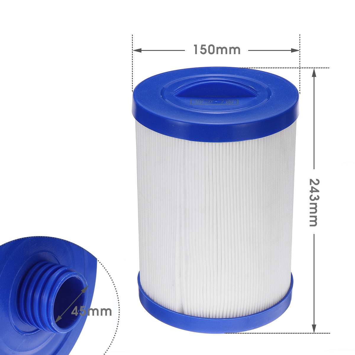 243X150mm Hot Tub Filter for PWW50 6CH-940 Spa Tub Element Filter Tub Swimming Pool Accessories