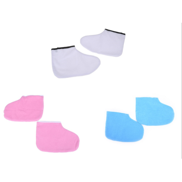 1pair Professional Paraffin Wax Protection Leg Foot Gloves for Warmer Wax Heater Mini SPA Pedicure Sock Exfoliating Socks