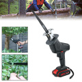 48VF Electric Wood Metal Reciprocating Saws With Power Adapter Cordless Logging Chainsaw With 4 Blades Woodworking Garden Tool