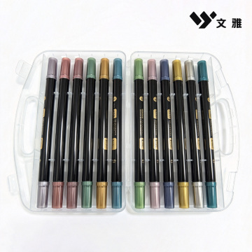 Professional Metallic Color Art Marker Set