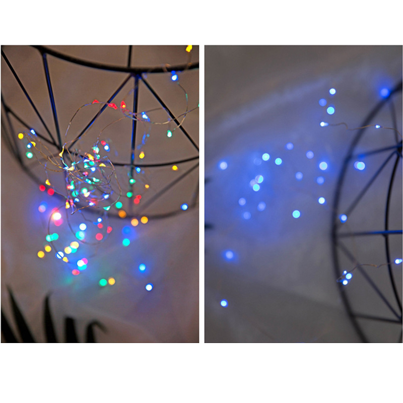 Christmas LED string 2020 New Year Merry Christmas Decorations for Home Colorful Led Lights Noel Christmas Party Decor Supplies