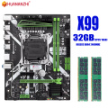 HUANANZHI X99 motherboard with 2*16GB=32GB DDR4 2400Mhz REGECC memory combo kit set NVME USB3.0 MATX Server