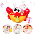 Outdoor Bubble Machine Crabs Frog Music Kids Bath Toys Bathtub Soap Automatic Bubble Maker Baby Bathroom Toy for kids Children