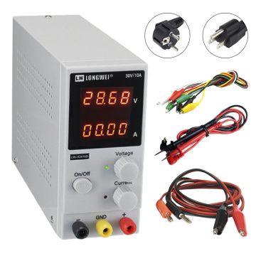 LW 3010D Mini DC Power Supply Adjustable Digital 30V 10A Mobile Phone Repair Voltage Regulator Switching Laboratory Power Supply