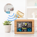 FanJu FJ3365 Thermometer Digital Alarm Clock Weather Station Humidity Barometer Wireless Sensor Temperature monitor Household