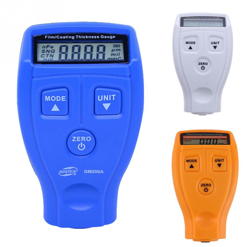 Manual GM200 Paint Thickness Digital Paint Coating Thickness Gauge Car Painting Meter