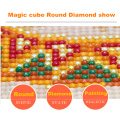 DPF DIY Gift Strawberry Kitten 5D full Round Diamond Painting Magic Cube Cross Stitch Diamond Embroidery crafts Mosaic Decor