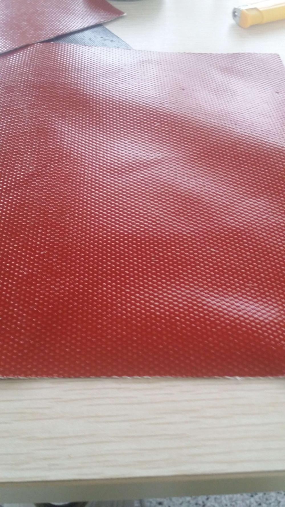 fire resistant silicone rubber coated fiberglass fabric