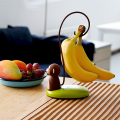 JOIE Monkey Shape Banana Hanger Fruit Maintenance Fresh Storage for Living Room Bananas Hook Stand Banana Holder Home Decor joie