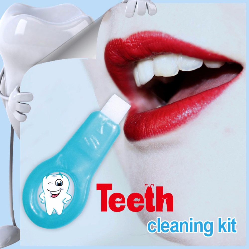 New Teeth Whitening Cleaning Kit with Cleaning Pen Sponge and Nano Cleaning Strips Oral Hygiene Cigarette Stains Remover TSLM2