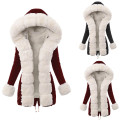 Winter Snow Coat Cotton Jacket Women Hooded Thick Oversized 2020 Casual Fashion Long Overcoat Female Solid Ladies Tops #T2G