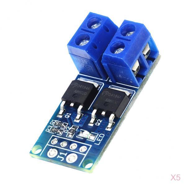 Pack of 5Pcs 15A 400W DC 5-36V Large Power Mosfet MOS FET Trigger Switch Driver Module