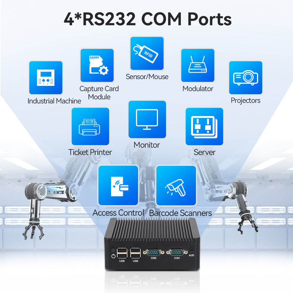 X30 2LAN 4COM Industrial PC