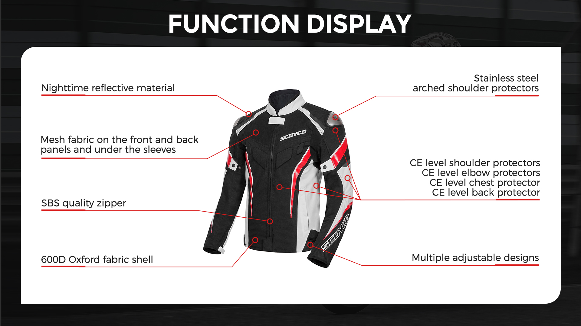 street riding jacket