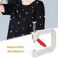 1Set Manual Nailed Bead Machine Clothing Pearl Rivet Craft for DIY Hat Tool