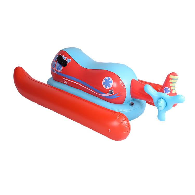 2022 kiddie inflatable plane ride on pool floatie