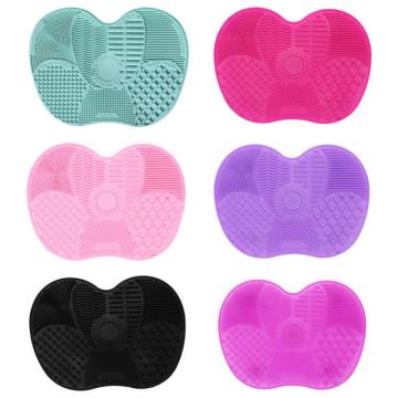 1pcs Silicone Makeup Brush Cleaner Pad Washing Brush Tools Cleaning Mat Foundation Eyebrow Makeup Brush Cosmetic Scrubber Board