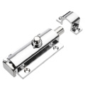 Silver Zinc Alloy Door Bolt Latch Press Sliding Locks Window Gate Safety Locks Home Hardware