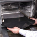 Extra Large Non-Stick Oven Liner in black color