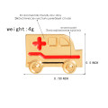 Ambulance Brooch Red Cross Pins custom Medical jewelry for MD Doctor Nurse Graduation gift for Medical students