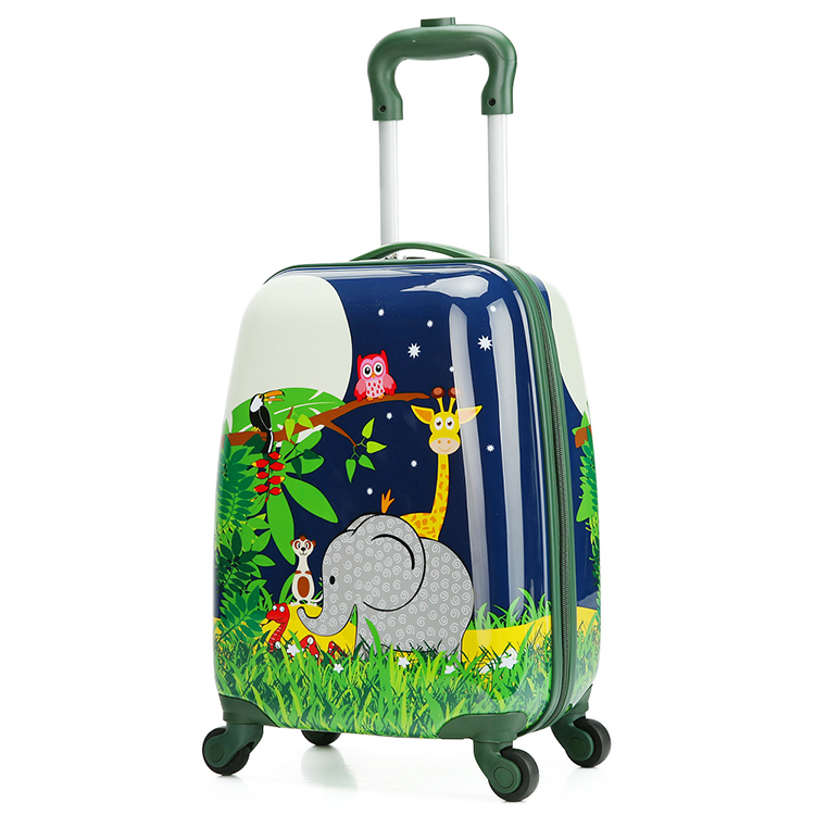 Letrend Cartoon Cute Animal Kids Rolling Luggage Set Spinner Children Suitcases Wheel Trolley Travel Bag Student Carry On Trunk