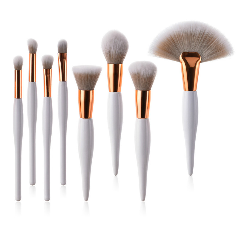 4/8 Pcs Makeup Brush Kit Soft Synthetic Hair Wood Handle Makeup Brushes Foundation Powder Blush Eyeshadow Cosmetic Makeup Tool