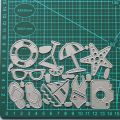 Beach Play Equipment Decoration Metal Steel Frames Cutting Dies DIY Scrap Booking Photo Album Embossing Paper Cards 9.5*14.6cm