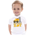It's My First Birthday T-Shirt Kids Truck T Shirt Boys Construction birthday tee toddler boy first birthday shirt