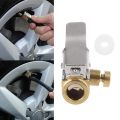 Tire Air Chuck - Car Air Pump Thread Nozzle Adapter Accessories,Fast Conversion Head Clip Type Nozzle for Inflator Gauge Compres