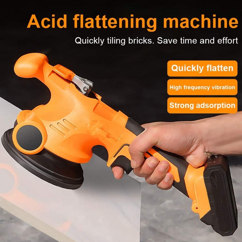 New Tile Vibrator Leveling Machine Bricklayer 16.8V Ceramic Tile Suction Cup 13000mAh Lithium Wireless Tile Floor Laying Tool