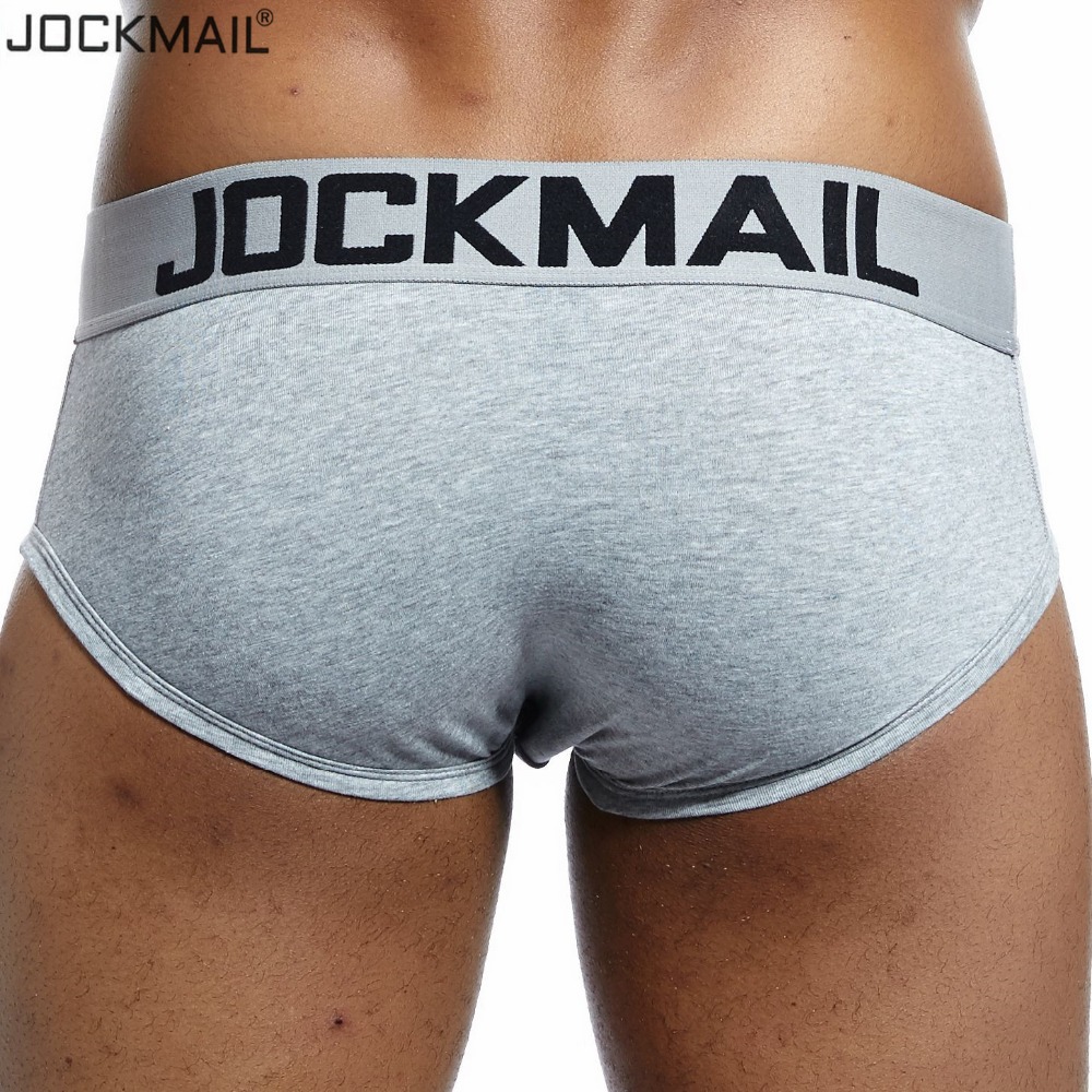 JOCKMAIL Brand 2019 New Design Soft Underwear Men Briefs Cotton Male Panties Slip Cueca Gay Underpants Fashion Briefs men Shorts