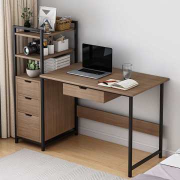 Computer Desk with CPU Stand Laptop Desk with Shelves Drawers Home Office Gaming Table Workstation Study Writing Desk Modern