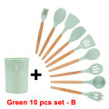 Green 10 pcs set - B