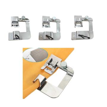 1 / 3pcs Foot Presser Rolled Hem Feet Domestic Sewing Machine 4/8 8/8 6/8 for Low Shank Sewing Machine Accessories