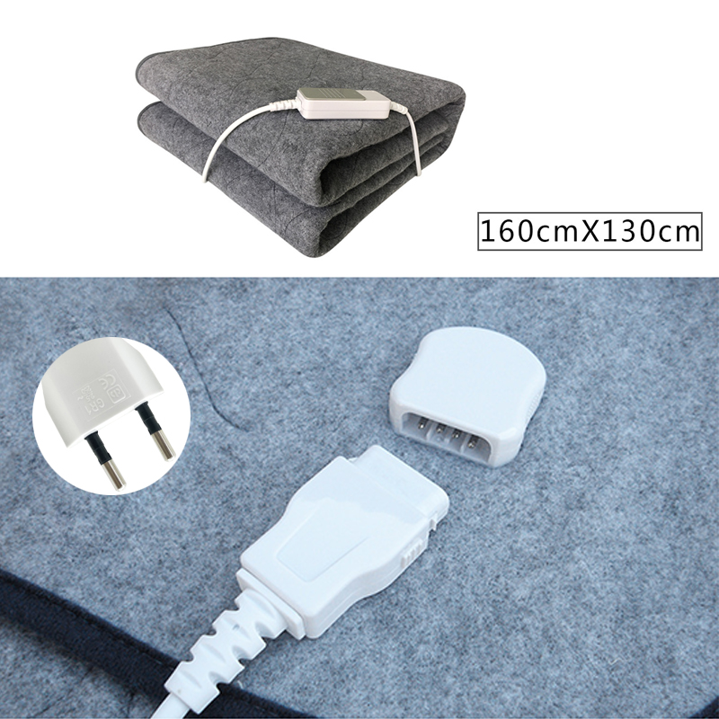 Electric Heated Blanket Waterproof Electric Blankets with 3 Gears Thermostat Electric Heating Blanket Automatic Protection
